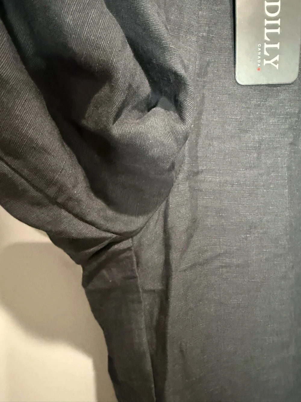 Picadilly Women’s Size 12 Wide Leg Crop Black Pants